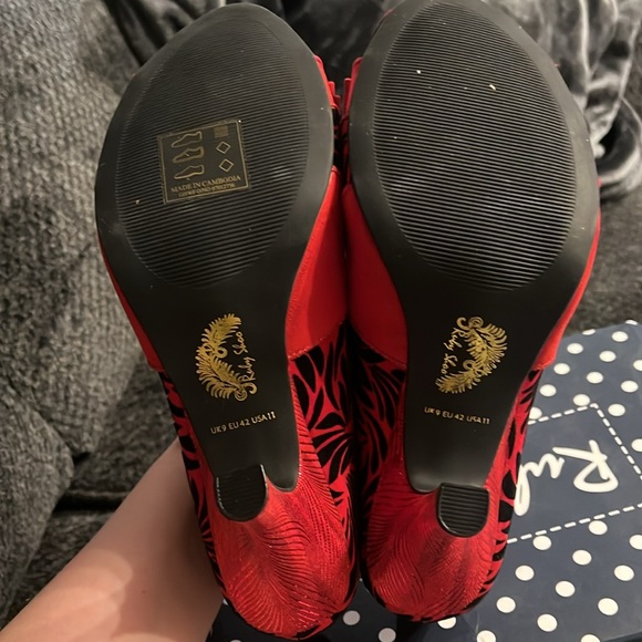 Ruby Shoo Harper Red size 11US - Picture 6 of 9